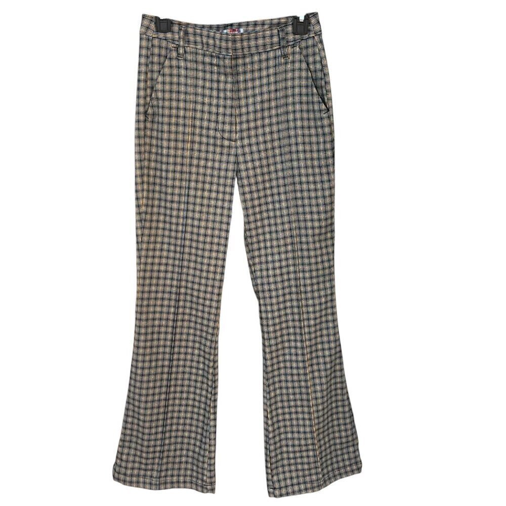 Urban Outfitters Womens Flared Pants Size 4 Preppy Academia Retro Y2K Minimalist